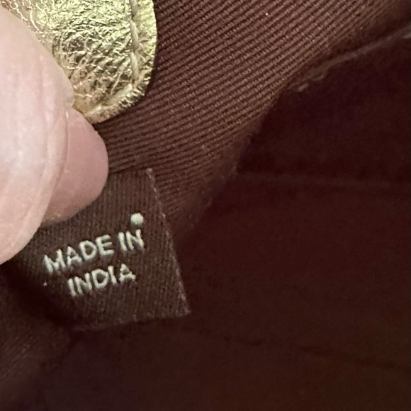 Coach Signature Canvas Turnlock Mini bag with gold leather trim - Picture 11 of 11